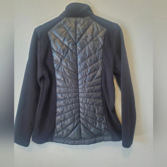 ZeroXposure Black Fitted Feminine Cut Puffer Bomber Jacket - Picture 6 of 6